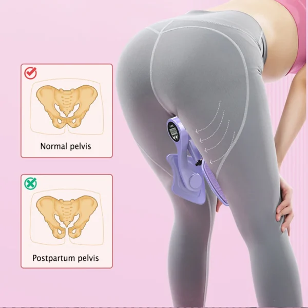 Multi-purpose Pelvic Floor Muscle Trainer Hip Trainer Bladder Control Device Inner Thigh Buttocks Leg Exerciser Home Gym 5