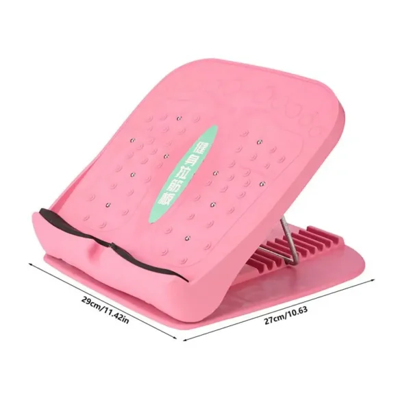 Portable Slant Board Foot Massage Instrument Adjustable Incline Boards Calf Ankle Stretcher 4 Positions Foot Stretch Wedge Board 6