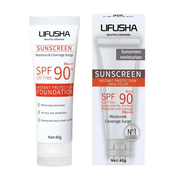 Sunscreen For LIFUSHA Orange Face Cream Waterproof Facial Skincare Products Whitening Facial Sun Protection C1L7 5