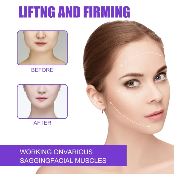 V-Shape Slimming Cream Anti Wrinkle Fade Fine Lines Lifting Firming Removal Double Chin Fat Burning Anti-Aging Facial Cream 30g 3